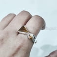 thumbnail image 4 of Natural Citrine Mans Ring, Citrine Ring, November Birthstone, Silver Jewelry, 925 Silver Ring, Birthday Gift, Heavy Mens Ring, Arabic Design, Ottoman Style Ring, Christmas, Turkey Mens Signet Ring, 4 of 9