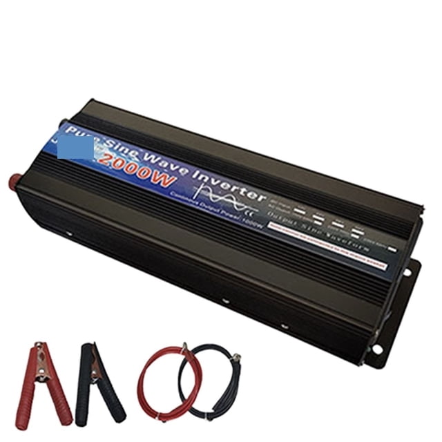 Pure Sine Wave Inverter 1000W 1600W 2000W DC 12V / 24V 50Hz 60Hz Power Inverter Home Car Converter Solar Energy
