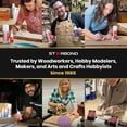 thumbnail image 2 of Starbond 2 oz. Black Medium Thick Premium CA Glue, 6 oz. Aerosol Accelerator Bundle, Cyanoacrylate Adhesive Super Glues for Woodworking, Wood Knots and Voids, Woodturning, Guitar, Hobby, 2 of 7