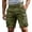 Army Green, variant on Men Cargo Shorts with Pockets Knee Length Lightweight Tactical Cargo Shorts for Golf Outdoor Work Shorts (Light Gray M)