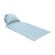 thumbnail image 1 of Manta de picnic para acampar con reposacabezas inflable y máquina para hacer bolsas con cordón azul 85x210 cm, 1 of 9