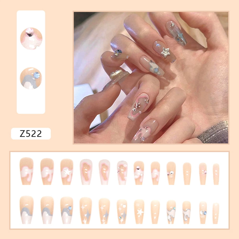 Soft Gel Tips Half Matte Clear Acrylic Nail Tips Pre shaped - Temu