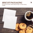 thumbnail image 4 of 200 Pcs Waxed Paper Bread Bags Candy Bar Wrappers Sandwich Loaf Pipping Portable White, 4 of 6