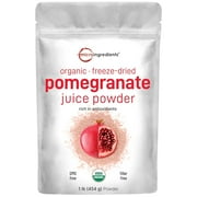 Organic Pomegranate Juice Powder, 1 Pound (91 Serving)