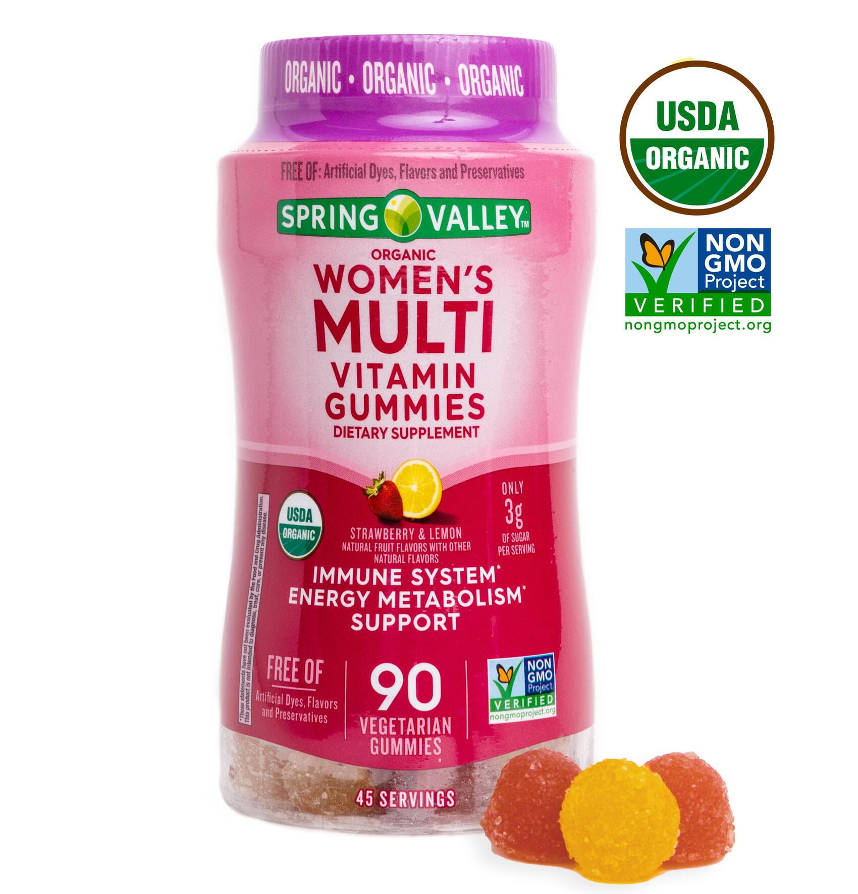 Spring Valley Organic Women's Multivitamin Vegetarian Gummies