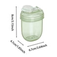 thumbnail image 3 of Portable Baby formula Dispenser Container Travel Storage Organizer with Removable Compartments and Secure Lid Summer, 3 of 6