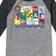 thumbnail image 3 of Disney - Pixar Block - Toddler & Youth Raglan Graphic T-Shirt, 3 of 5