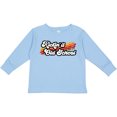 thumbnail image 3 of Inktastic Kickin' it Old School with Weathered Retro Stripe Boys or Girls Long Sleeve Toddler T-Shirt, 3 of 5