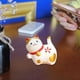 thumbnail image 4 of Figura de gato de la suerte de cerámica, adorno para salpicadero de coche, decoración interior de coche, tamaño pequeño Blanco 2, 4 of 7