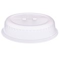 thumbnail image 2 of 10" Microwave Safe Dish Plate Food Plastic Lid Cover Splatter With Vents Clear, 2 of 3
