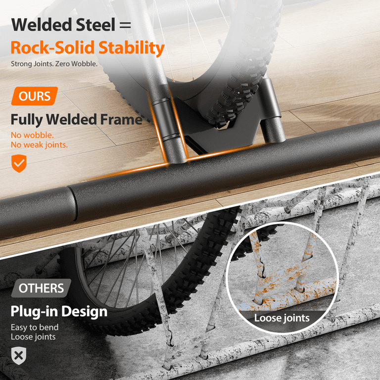 4-Bike Floor Parking Rack For Indoor And Outdoor photo 7