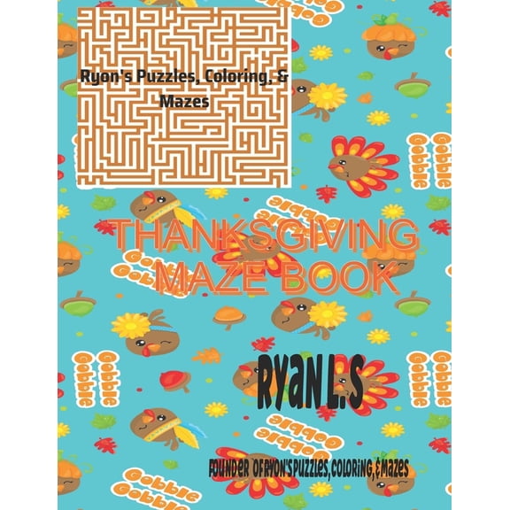 Thanksgiving Maze Book (Paperback)