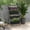 Black + Plastic, variant on 4 Tier Raised Garden Bed, Vertical Planter Set with Stand, Self Draining Elevated Garden Boxes for Vegetables, Flowers & Herbs, Black, 30L x 31W x 63.75H Inches
