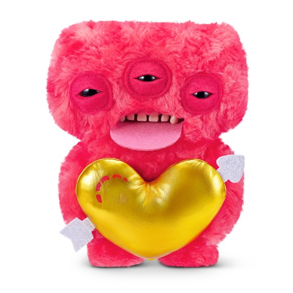 Fuggler Love Fugg 9-Inch Plush (Annoyed Alien) by ZURU – Funny Ugly Monster Stuffed Animal, Creepy-Cute Valentines Collectible Plush Toy for Kids, Tweens, Teens & Adults