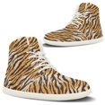 thumbnail image 3 of Wismoutput Tiger Skin High-top Barefoot Shoes Lace-Up Breathable Minimalist Casual Shoes for Men Boys Size 5.5-14, 3 of 7