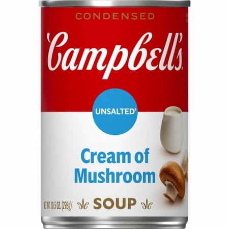 2X-Campbell's Condensed Unsalted Cream of Mushroom Soup - 10.5 oz