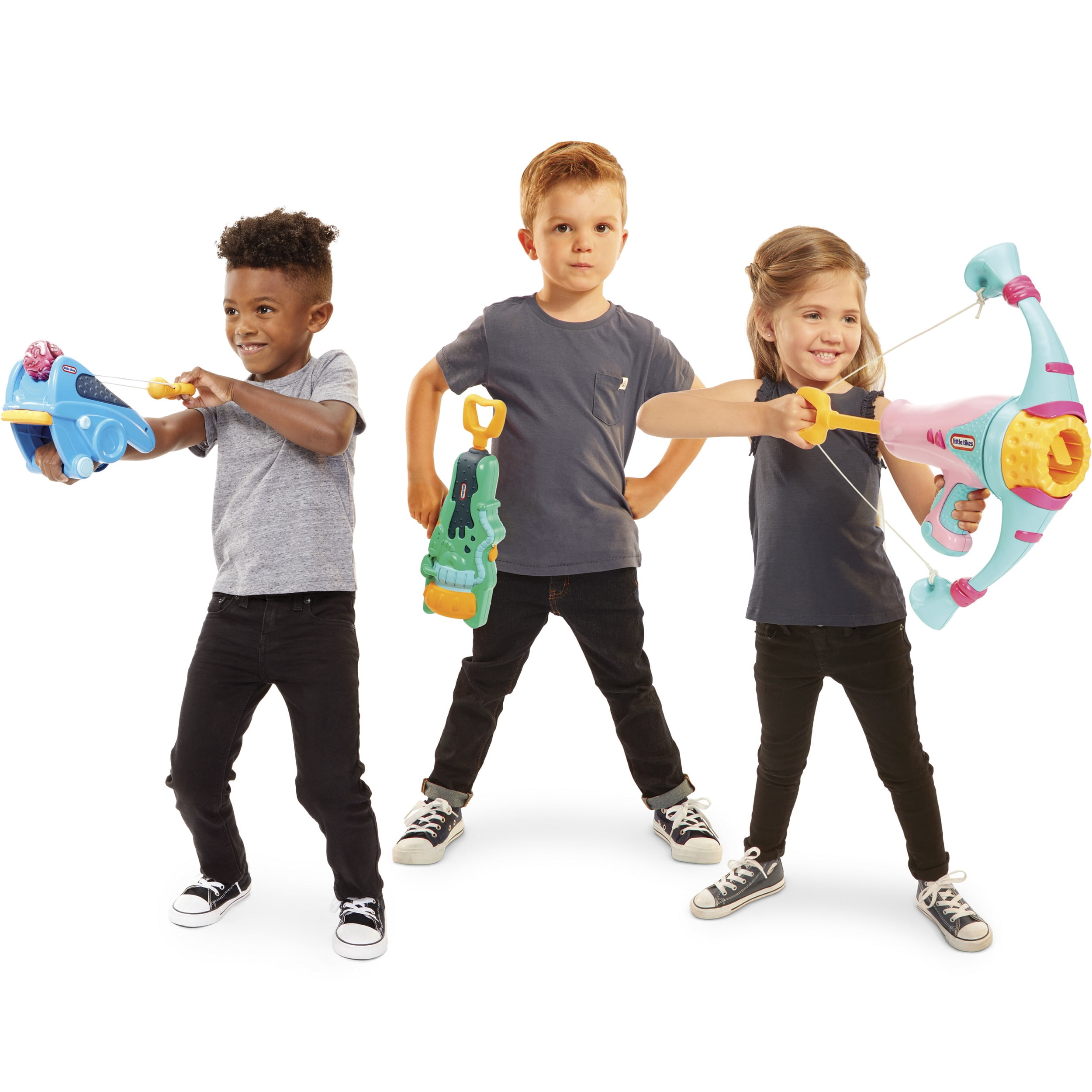 Little Tikes Mighty Blasters Sling Blaster Toy Wrist Launcher with 2 Soft Power Pods