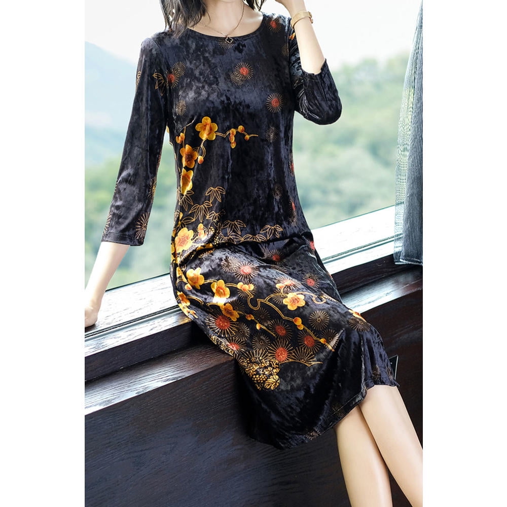 walmart velvet dress