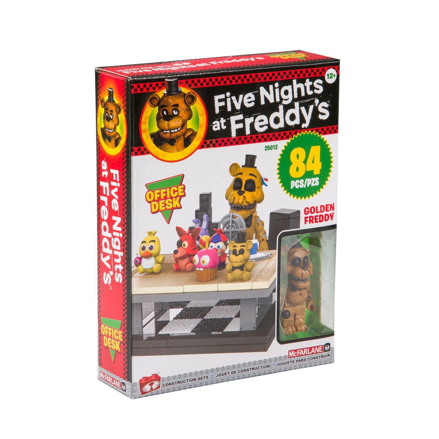 McFarlane Five Nights at Freddy's Bureau avec Golden Freddy Ensemble Petit