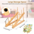 thumbnail image 3 of HUGFEGWE 3 Pcs Wooden Puzzle Storage Rack, Wooden Book Storage Rack, Easy to Install Puzzle Storage Rack Organizer Shelf for Adults Craft Collection Lovers CJB91-83106, 3 of 7