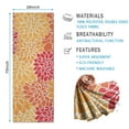 thumbnail image 2 of Orange Floral and Petal Pattern Hot Yoga Mat Towel Non Slip for Hot Yoga - Quick-Drying Yoga Mat Cover with 4 Corner Pockets with Travel Bag - Hot Yoga Towel Non Slip 74"x26", 2 of 6