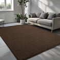 thumbnail image 2 of Noahas Soft Low Pile Rug Modern Area Rugs for Bedroom Living Room,Suitable for Boys Girls Teenagers and Adults with Super Soft Touch , Brown , 7' x 10', 2 of 8