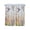 Blue Yellow, variant on Cream Stripe Tier Curtains 45 Inches Long, Modern Abstract Waves Beige Striped Window Treatment Curtain Drapes, Small Curtain Drapes for Bathroom Laundry Room, 27.5"x45", 2 Panels