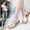 White, variant on Summer flat bottom women's sandals comfortable soft bottom pasted closed cowhide sandals