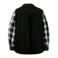 thumbnail image 2 of SPEEDRUN Mens Flannel Shirts Casual Long Sleeve Shirt Jacket for Men Button Down Flannel Plaid Shackets, 2 of 5