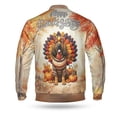 thumbnail image 2 of Happy Thanksgiving Bloodhound Turkey Costume Pumpkins Autumn Leaves All Over Print 3D Baseball Jacket Dog Lover Bomber Jacket Softball - 13014, 2 of 6