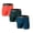 3Pack:Blue&Green&Orange, variant on Men's Long - Leg Nylon Boxer Briefs Bulge Pouch Breathable Comfortable Yellow Dark Blue Red 2XL