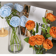thumbnail image 2 of Zhuge 6pcs Princess Rose Artificial Flowers, Fake flowers, Flores Artificiales Para, Wedding Decor, 2 of 5