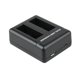 thumbnail image 2 of Cargador de batería AHDBT-901 con dos ranuras / cable USB compatible con la cámara GoPro 9 Abanopi Cargador de batería, 2 of 4