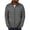 Gray, variant on Men's Solid Color Pocket Jacket with Zipper Closure & Mock Neck - Constructed from Soft Polyester for Lightweight Comfort, Practical Pockets for Casual Outings & Layering