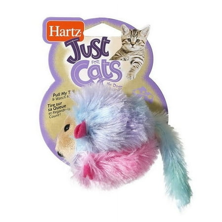Hartz Just for Cats Running Rodent Cat Toy, Brown