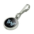 thumbnail image 2 of Westworld Logo Antiqued Charm Clothes Purse Suitcase Backpack Zipper Pull Aid, 2 of 5