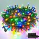 thumbnail image 1 of Guirnalda de luces navideñas YIQU 23 m 200 LED multicolor a prueba de agua, 1 of 9