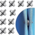 thumbnail image 1 of 10 imanes para cortinas, cierres magnéticos con tachuela trasera, evitan que la luz se filtre., 1 of 4