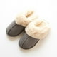thumbnail image 1 of Zapatillas de casa para parejas de algodón con boca de lana cálida a la moda de otoño e invierno, zapatillas de algodón de felpa con fondo grueso antideslizantes, 1 of 6