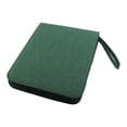 thumbnail image 2 of Estuche para pluma estilográfica, bolsa de lona de gran capacidad, portátil, multifuncional, a prueba de polvo, para colección, soporte de exhibición Cuadrícula verde 24, 2 of 7