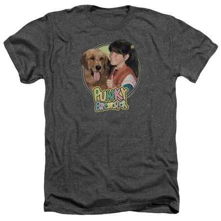 Punky Brewster Punky & Brandon Mens Heather Shirt