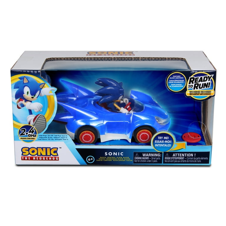 NKOK, Sonic The Hedgehog Sonic R/C Vehicle, Glow, 2.4GHz - Walmart.com