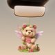 thumbnail image 4 of TUWABEII Regalos de San Valentín Oso de peluche alado Adorno plano Llavero Espejo retrovisor de coche Accesorios Mochila Colgante Regalos para mujeres, 4 of 5
