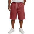 thumbnail image 5 of Iaqnaocc Mens Shorts Big and Tall Drawstring White Shorts Men Loose Fit Lightweight Summer Elastic Waist Quick Drying Beach Shorts for Men With Pockets Wine 5XL, 5 of 6