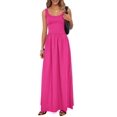 thumbnail image 1 of Vestido largo PRETTYGARDEN Aline Swing para mujer, sin mangas, 1 of 9