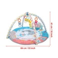 Oyajia Baby Play Mat, Activity Play Mat 5 in 1 Thick Plush Large Baby