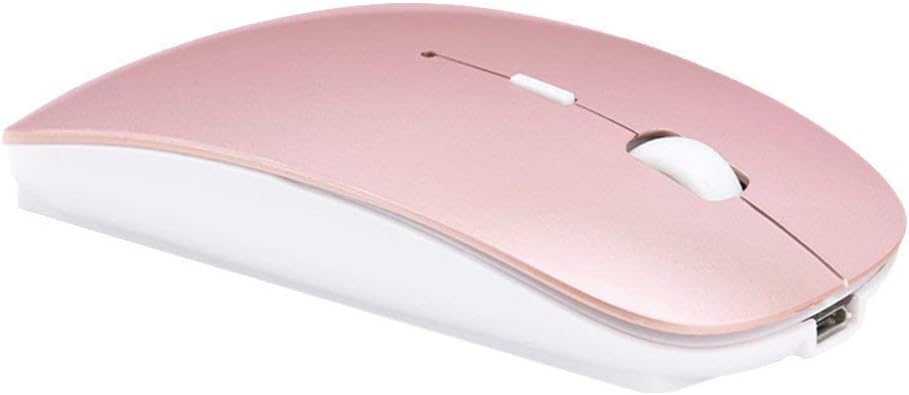 Bluetooth Mouse,Rechargeable Wireless Mouse for MacBook Pro/MacBook Air/Laptop/PC/Mac/iPad pro/Computer,Bluetooth 5.2 + 3.0 +2.4G USB Receiver