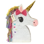 APINATA4U Unicorn Emoticon Pinata, White, 18in x 24in