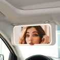 thumbnail image 3 of Car Vanity Mirror With LED Light Co-Pilot Sun Visor Makeup Light Mirror Car Makeup Mirror Auto Supplies, 3 of 9