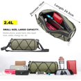 thumbnail image 2 of Rhinowalk Bike Handlebar Bag Bicycle Front Bag Roll Bag 2.4L with Shoulder Strap for Mountain Road Bike Cycling Accessories (Army Green), 2 of 8